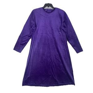 Anthony Richard's Women's Dress Velvet Velour Sz 10 A-line Holiday Emerald Green